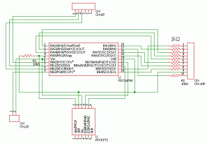 7セグ君体幹部の回路図