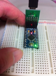 Arduino Pro Mini（互換機）の動作確認